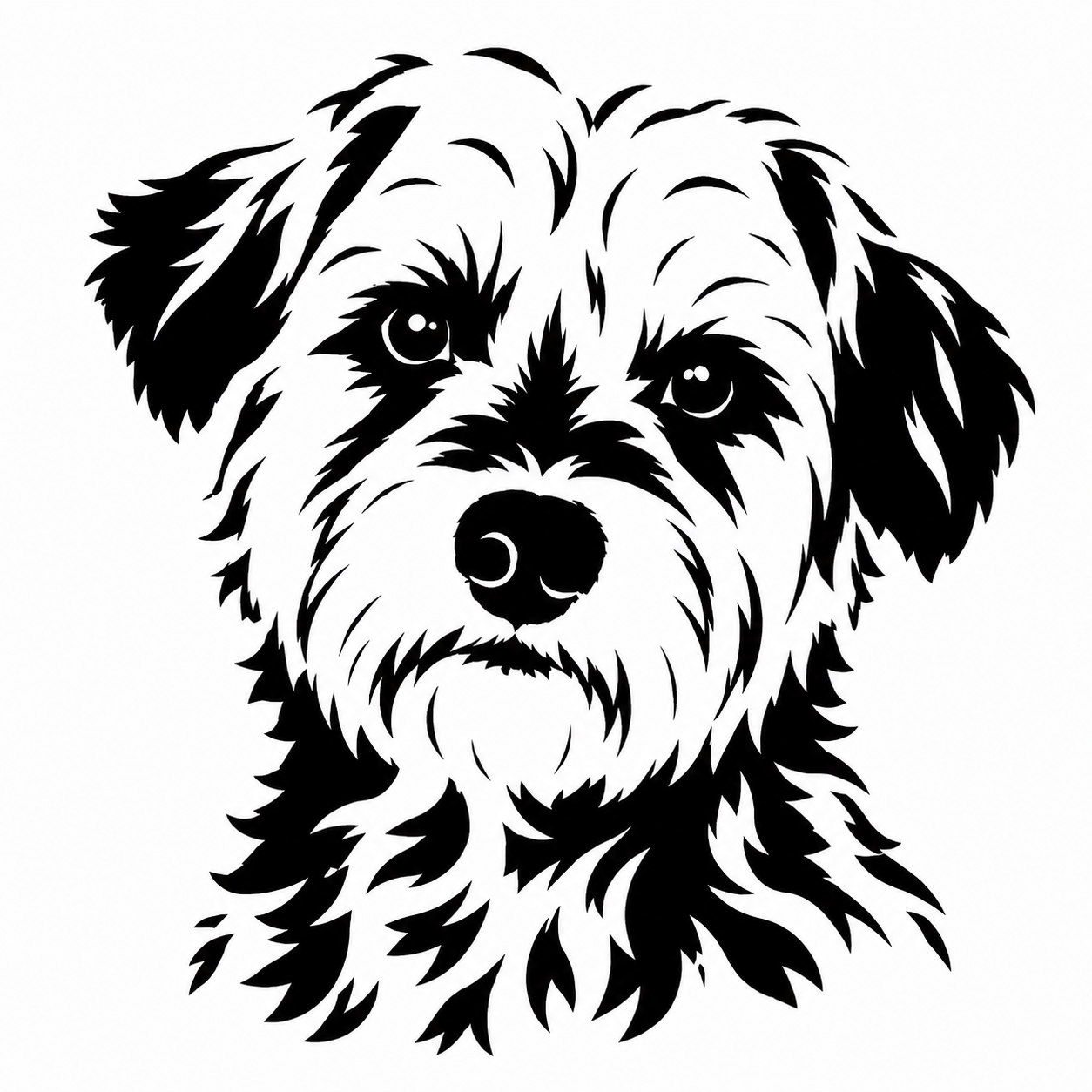 Black-and-white prepared vinyl artwork of Sherlock