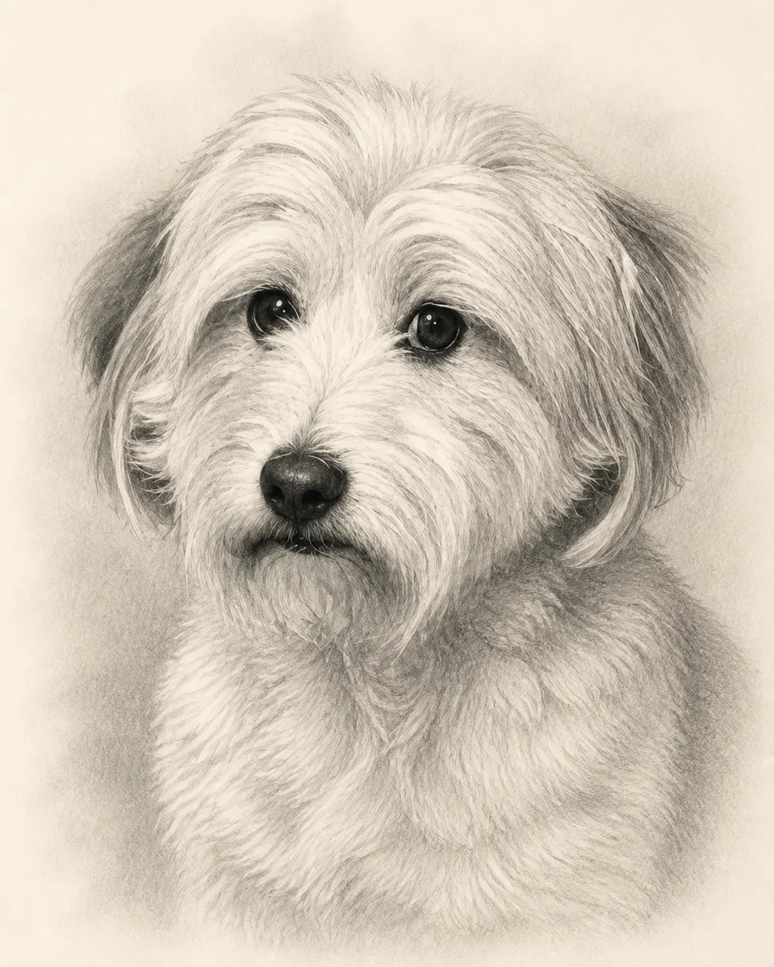 Completed custom portrait of Newt