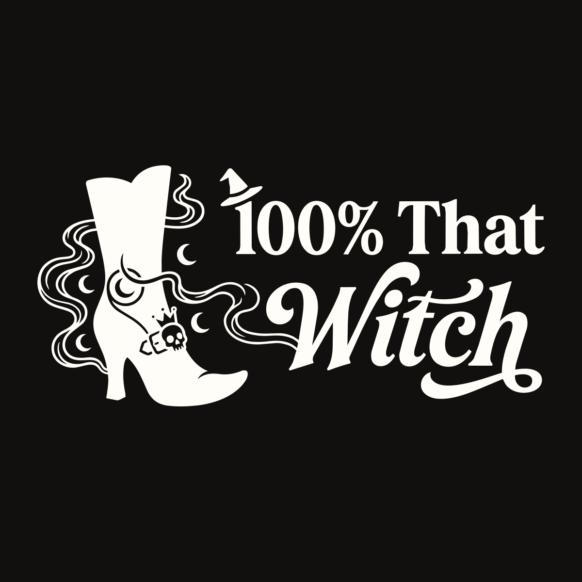 100% That Witch Decal decal artwork